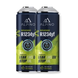 Komplet Alpino gaz do klimatyzacji 4w1 R1234yf (Alpino gaz+olej+uszczelniacz+UV) (2 szt)