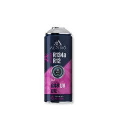 Alpino gaz do klimatyzacji 2w1 R134a/R12 (Alpino gaz+olej+UV)