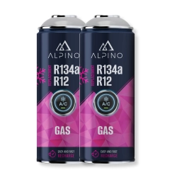 Komplet Alpino gaz do klimatyzacji R134a/R12 (2 szt.)