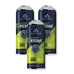 Komplet Alpino gaz do klimatyzacji 2w1 R1234yf (Alpino gaz+olej) (3 szt)